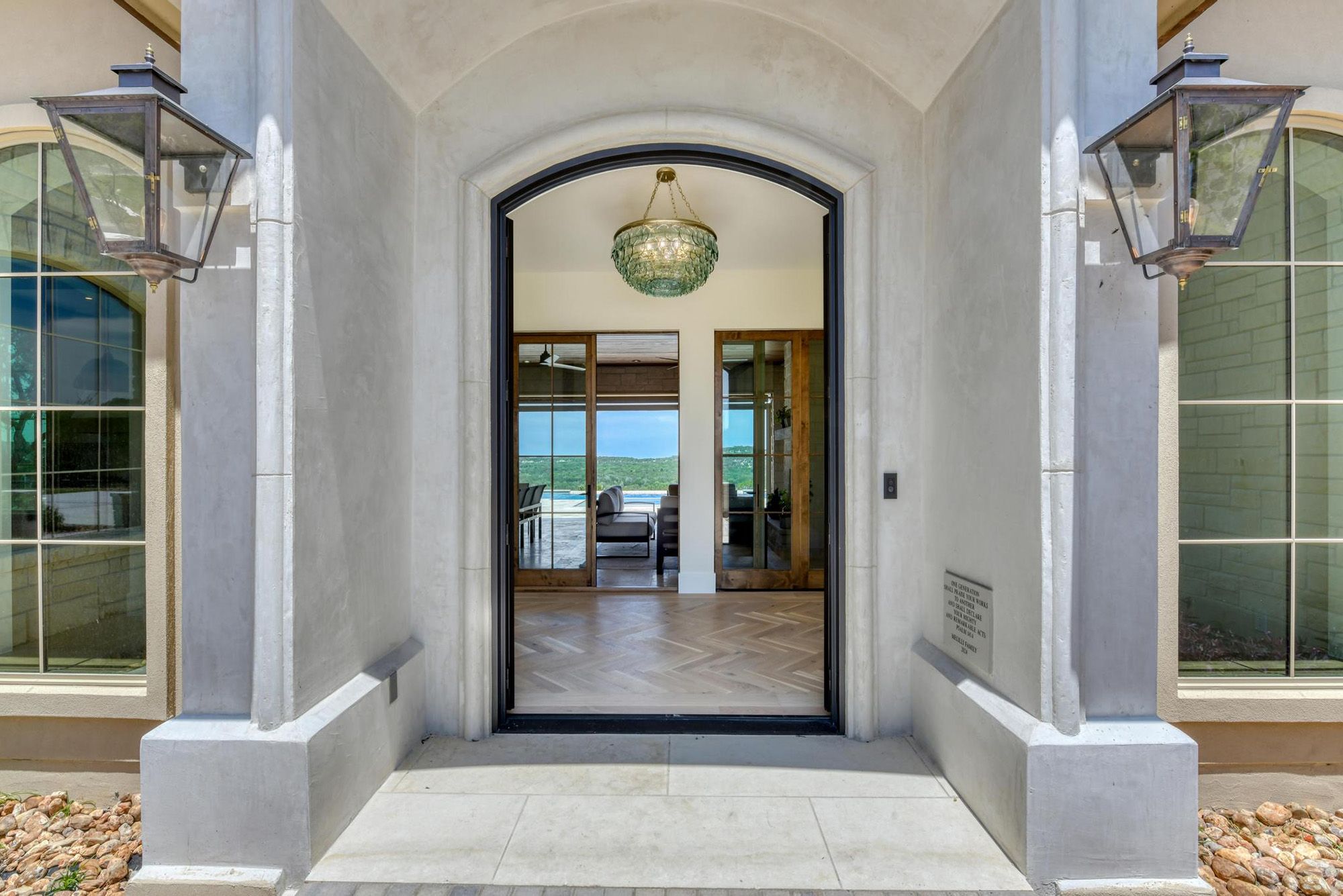 This gorgeous home has 7 bedrooms, 7 ensuite bathrooms, 2- ½ baths and a 4-car garage, Waring, Welfare, Texas