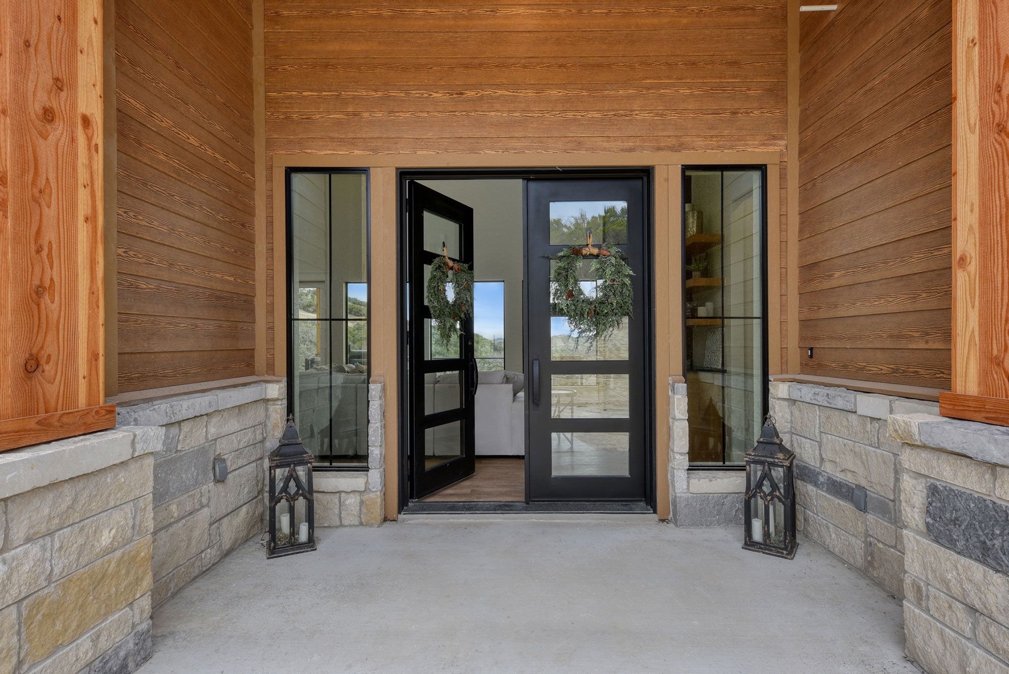 Hill country contemporary home