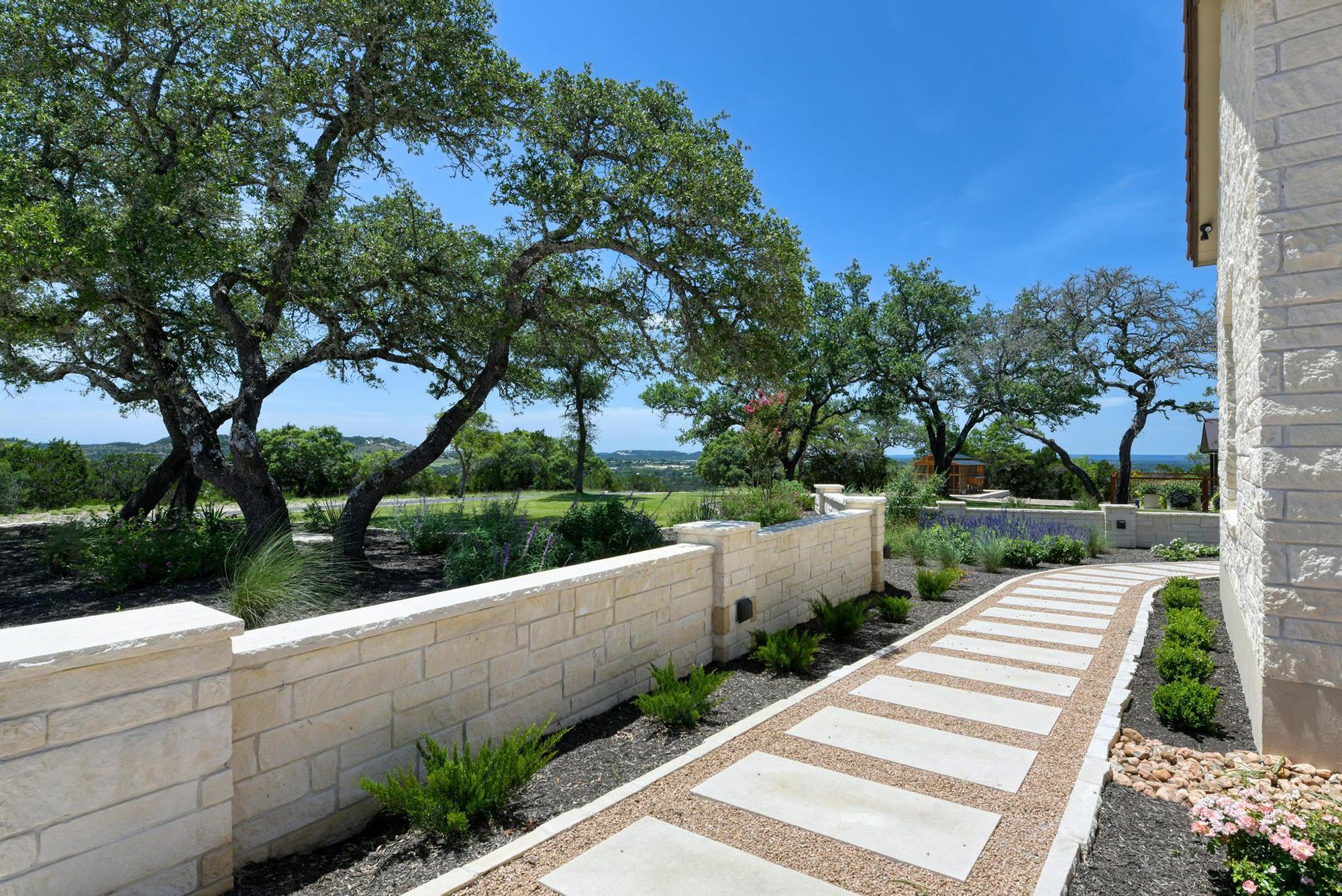 This gorgeous home has 7 bedrooms, 7 ensuite bathrooms, 2- ½ baths and a 4-car garage, Waring, Welfare, Texas