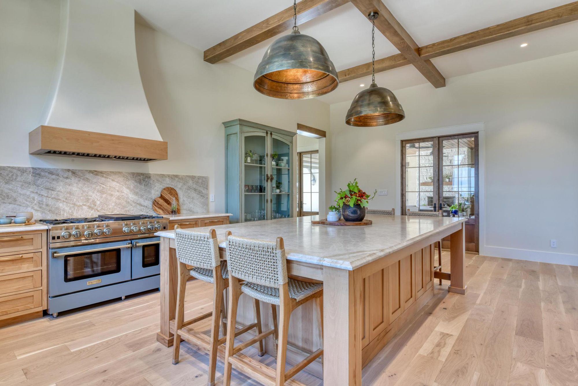 This gorgeous home has 7 bedrooms, 7 ensuite bathrooms, 2- ½ baths and a 4-car garage, Waring, Welfare, Texas