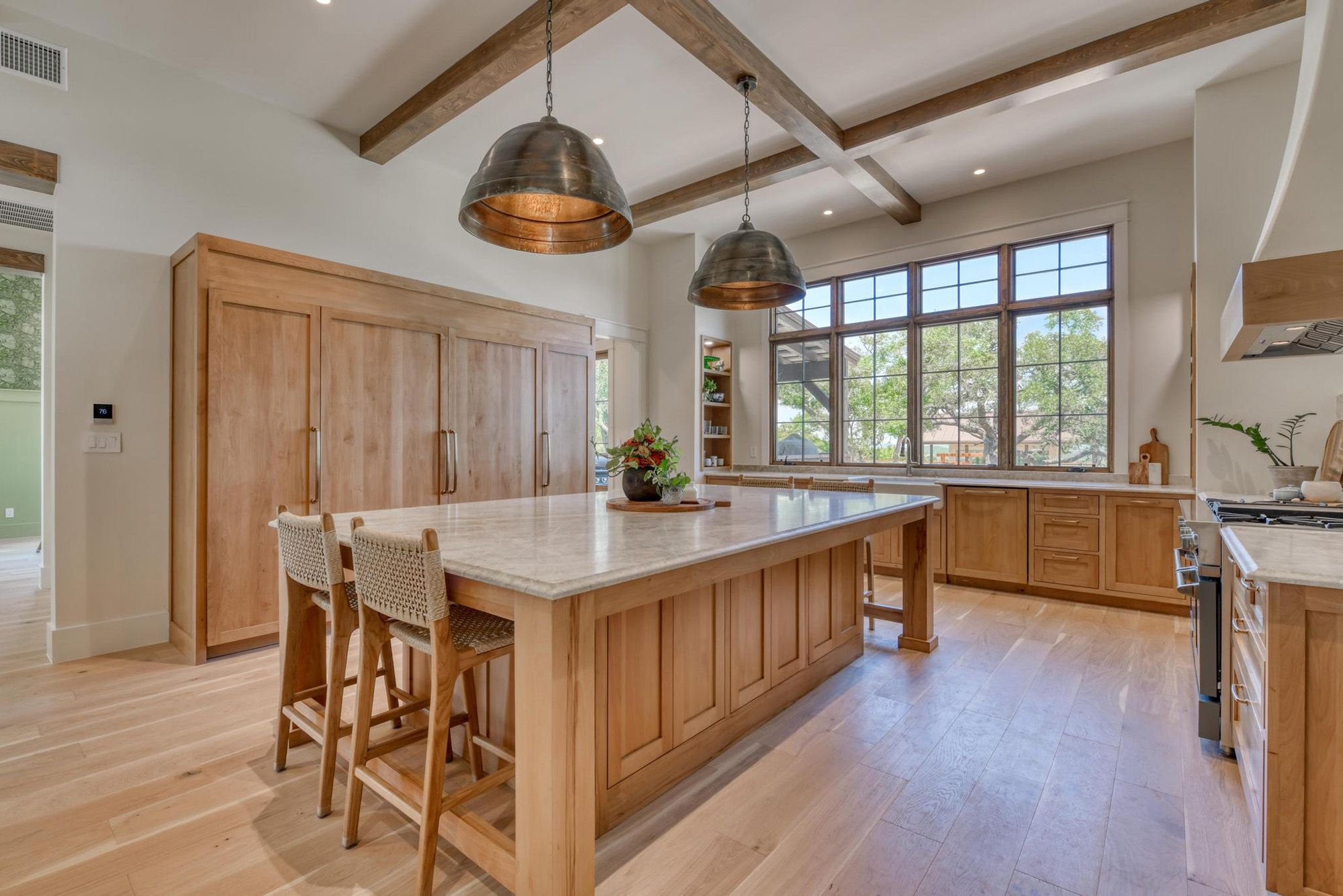 This gorgeous home has 7 bedrooms, 7 ensuite bathrooms, 2- ½ baths and a 4-car garage, Waring, Welfare, Texas