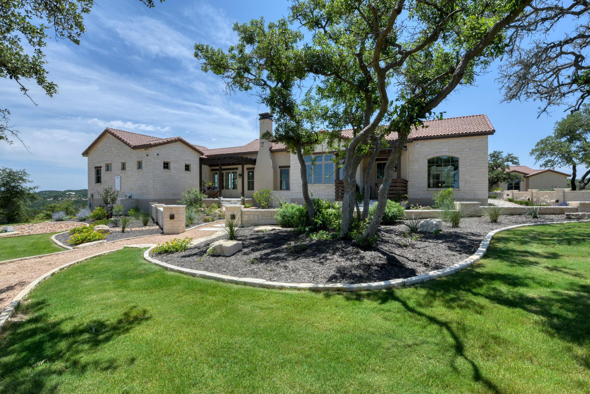 This gorgeous home has 7 bedrooms, 7 ensuite bathrooms, 2- ½ baths and a 4-car garage, Waring, Welfare, Texas