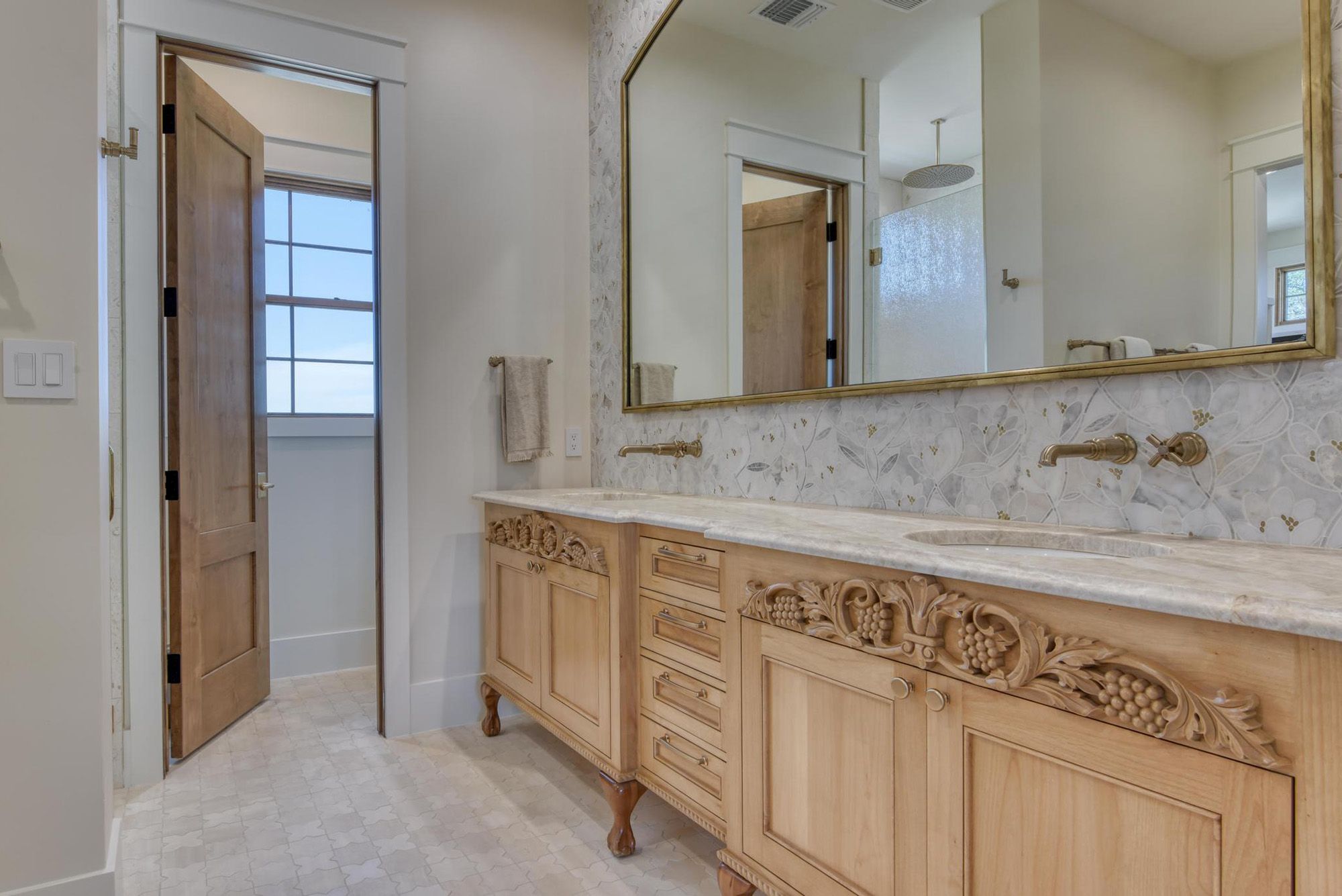 This gorgeous home has 7 bedrooms, 7 ensuite bathrooms, 2- ½ baths and a 4-car garage, Waring, Welfare, Texas